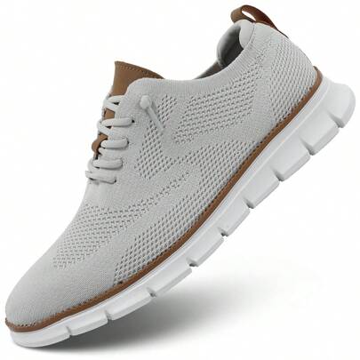 Scarpe Sportive Da Uomo In Mesh Traspirante, Sneaker Casual Leggera E Comoda