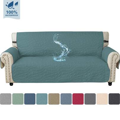 Ystyle Divano letto 1/2/3/4 posti con braccioli, divano letto antigraffio impermeabile, divano letto antigraffio universale per gatti, copertura antif