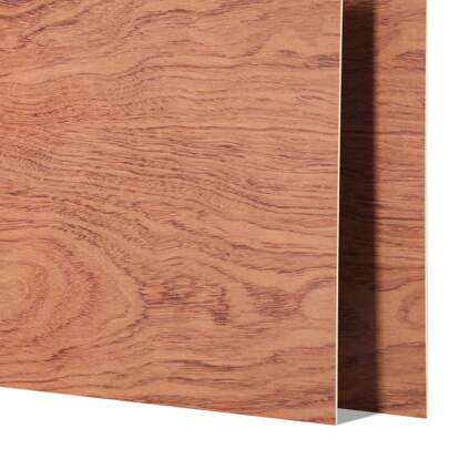 6 pezzi di pannello impiallacciato in palissandro brasiliano Bubinga, 12 pollici x 12 pollici, legno non trattato per artigianato e incisione laser