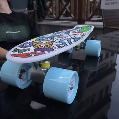 Skateboard per adulti, skateboard da parco, skateboard da strada, skateboard completo, mini skateboard da crociera, attrezzatura per parate all'aperto