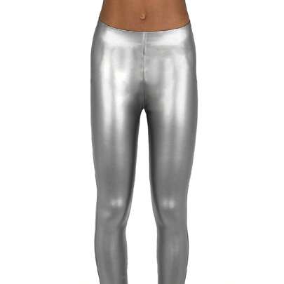 JOPHY & CO. Leggings Donna Bielastico Ecopelle, Colori opachi (cod. 9806)