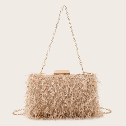 Borsa Leggera A Tracolla Con Mini Paillettes, Perfetta Per La Sposa Per Matrimoni, Pranzi, Cene Romantiche, Feste, Principalmente Da Indossare Con Abi