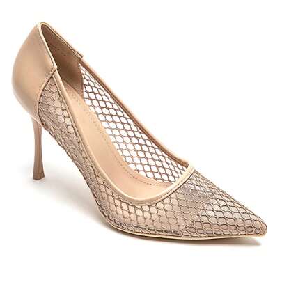 Escarpins à talon aiguille effet résille et bout pointu – Eleganza audace per tenues de soirée