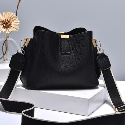 Borsa a secchiello minimalista, Mothers Day regalo per mamma