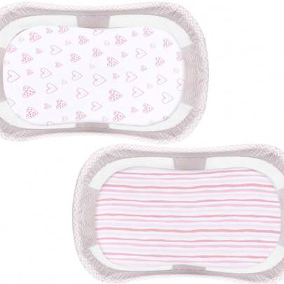 2 Pacchi di lenzuola per culla compatibili con le serie Halo Bassinest Swivel, Flex, Glide, Premiere e Luxe, in maglia jersey, traspiranti e morbidiss