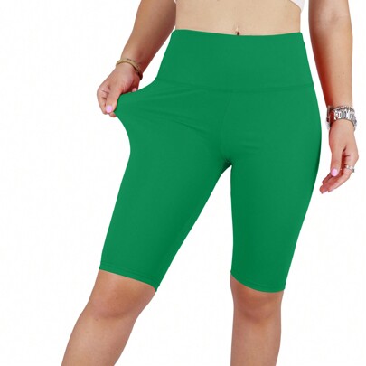 JOPHY & CO. Donna Leggings sopra Il Ginocchio Corti Elasticizzati Pantaloncini sotto Vestiti (cod. 9821)