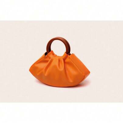 Borsa a mano plissettata Cloud Bag da donna, per shopping, appuntamenti, feste, incontri, primavera ed estate, tutto coordinato