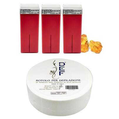 Set Ceretta: Strisce Depilatorie + Cera Depilatoria