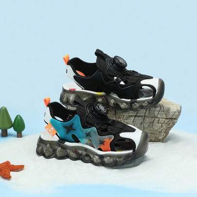 Scarpe per bambini, sandali per bambini, sandali sportivi per bambini, per bambini piccoli/bambini,sandali con fibbia rotante facili da indossare e to