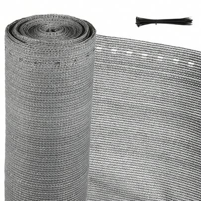 Schermo per la privacy 1x10/20/25m, 1,2x10/20/25m, 1,5x10/20/25m, 1,8x10/20/25m, rete ombreggiante HDPE 150 g/m², tessuto frangivento, rete ombreggian