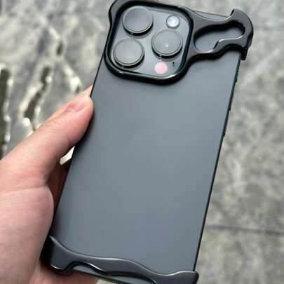 1 pezzo Custodia per telefono con arco alieno di lusso e designer + pellicola in vetro per fotocamera compatibile con iPhone 16 15 14 13 Pro Max Plus,
