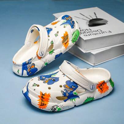 Adorabili Scarpe Traforate Con Disegni Animati Per Bambini, Traspiranti E Leggere