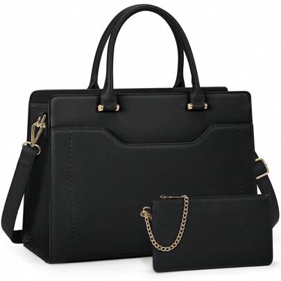 Borsa Donna Grande Borsa Lavoro Donna Impermeabile Borsa Porta PC Donna 15.6 Pollici