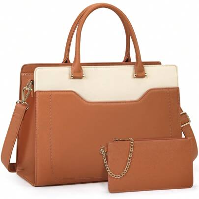 Borsa Donna Grande Borsa Lavoro Donna Impermeabile Borsa Porta PC Donna 15.6 Pollici