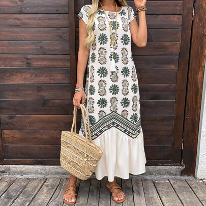 Vestito lungo da donna, vestiti estivi da donna, vestiti estivi per outfit da donna, outfit per concerti country, vestiti da vacanza, abiti da spiaggi