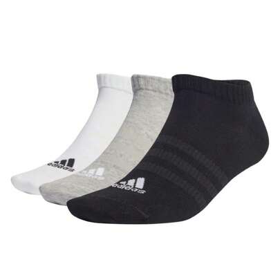 Thin And Light Sportswear 3 Pairs Calzini, Medium Grey Heather/White/Black, Xxl