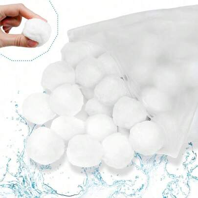 Palline filtranti per piscine, sistemi di filtraggio a sabbia, per pompa filtro, filtro a sabbia per piscina (700g/1400g, bianco)