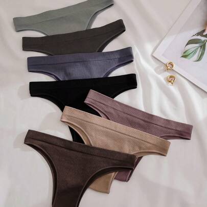Intimo Senza Cuciture (7 Pezzi Slip A Triangolo)