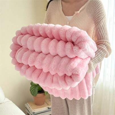 1 pezzo Coperta in flanella monocolore, coperta in morbida lana, disponibile in varie misure, coperta natalizia reversibile per letto e divano, adatta