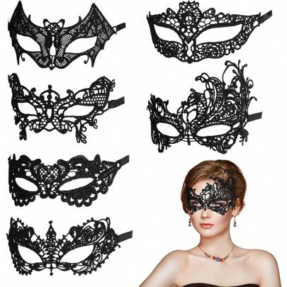Maschera di carnevale, maschera di carnevale per donne, maschera veneziana, maschera sexy, maschera veneziana, nera per feste