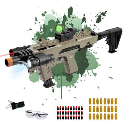 Pistola Giocattolo per Bambini, Pistole Giocattolo con Combo Accessorio, Giocattolo di Schiuma Blaster, Modello di Pistola per Giochi Bambini (Aggiorn