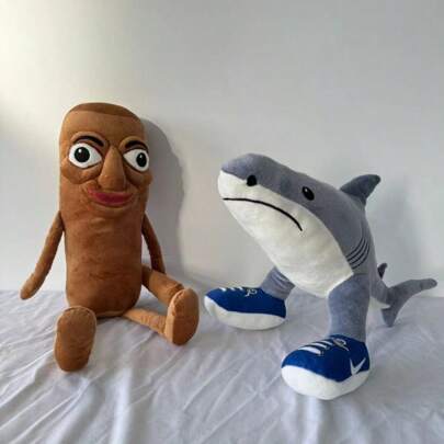 Peluche Tung Tung Tung Sahur, bambole in peluche Tralalelotralala, peluche di creature mitologiche - giocattolo meme virale, bambola brutta ma carina,