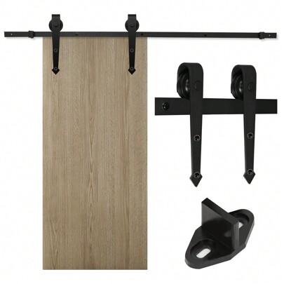 Sistema di porte scorrevoli Sistema di porte scorrevoli Kit di montaggio per porte scorrevoli in legno-Arrow-200cm