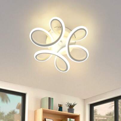 Lampada da soffitto a LED, luce nera piccola per corridoio 26W, luce da cucina moderna bianco caldo 3000K, luce da camera da letto a disegno geometric