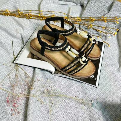 Sandali intrecciati vintage – Comoda eleganza estiva naturale