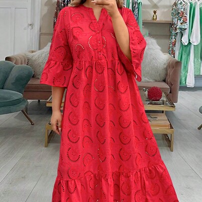 Abiti taglie forti da Valentino, abito rosso, vestiti lunghi da donna per l'estate, vestiti estivi stile boho "old money"