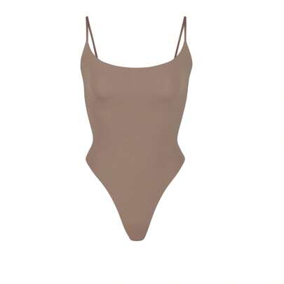 JOPHY & CO.Body aderente donna, lingerie modellante, scollo rotondo,tessuto elasticizzato, confortevole e versatile(cod.59001)