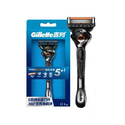 Rasoi Gillette Fusion ProGlide per uomo, 1 manico e 1 ricarica di lame | Il rasoio da uomo Gillette ProGlide con tecnologia FlexBall risponde ai tuoi
