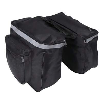 Borsa da bicicletta da 25L, zaino da bicicletta con decorazioni riflettenti, borsa da bicicletta con gancio regolabile, borse da bicicletta impermeabi