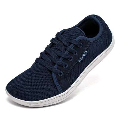Scarpe da uomo minimaliste e traspiranti con punta larga, per trail running e passeggiate, scarpe comode e minimaliste per uomo