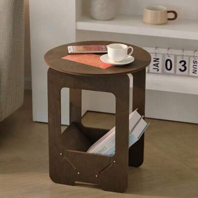 Tavolino da tè con stile europeo, tavolino quadrato, tavolino da letto, tavolino da comodino collegabile, piccolo tavolino rotondo, robusto tavolino d