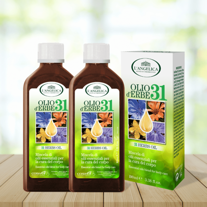 x2 Olio d'erbe 31- L'Angelica