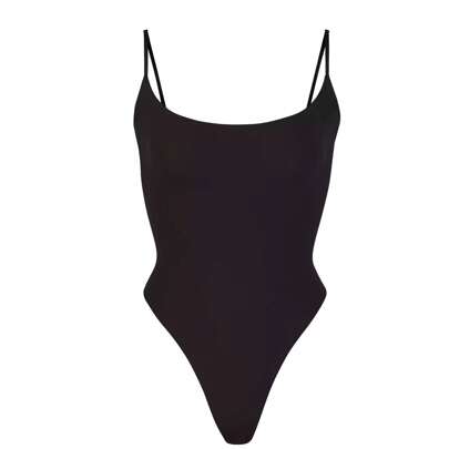 JOPHY & CO.Body aderente donna, lingerie modellante, scollo rotondo,tessuto elasticizzato, confortevole e versatile(cod.59001)