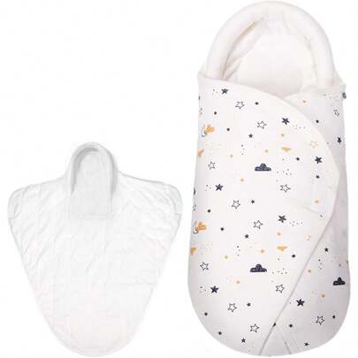 Copertina per neonati, sacco nanna per neonati, copertina per neonati 0-2 mesi, fascia per neonati in cotone, fascia per neonati per bambini e bambine