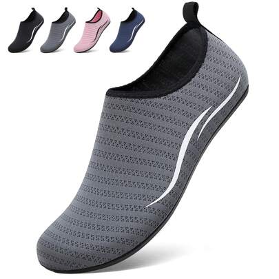 BARFULKER Scarpe da Bagno Donna Uomo Scarpe da Acqua Scarpe da Nuoto - Scarpe da Acqua Unisex Leggere Scarpe da Spiaggia ad Asciugatura Rapida Scarpe
