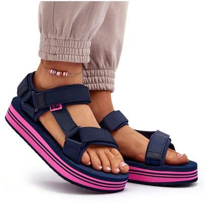 Sandali con zeppa da donna LeeCooper LCW-24-05-2753L