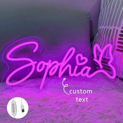 Insegne al neon personalizzate, insegne al neon personalizzate con nome, insegne al neon personalizzate per matrimoni e San Valentino - Luci decorativ