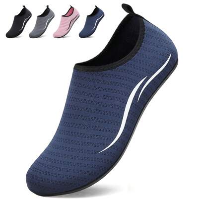 BARFULKER Scarpe da Bagno Donna Uomo Scarpe da Acqua Scarpe da Nuoto - Scarpe da Acqua Unisex Leggere Scarpe da Spiaggia ad Asciugatura Rapida Scarpe