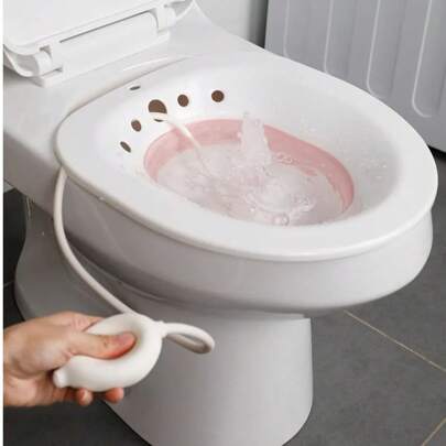 Vasca da bagno pieghevole per emorroidi e bidet, speciale vasca da lavaggio per donne in gravidanza, cura post-parto, set da vasca per emorroidi per w