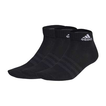 Thin And Light 3 Pairs Calzini, Black/White, S