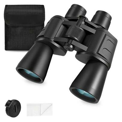 Binocolo Professionale HD 10x50 (Impermeabile, Antiturto) (1 Confezione) con Prisma BAK4 e Lente FMC: Ideale per Birdwatching, Viaggi, Sport, Escursio