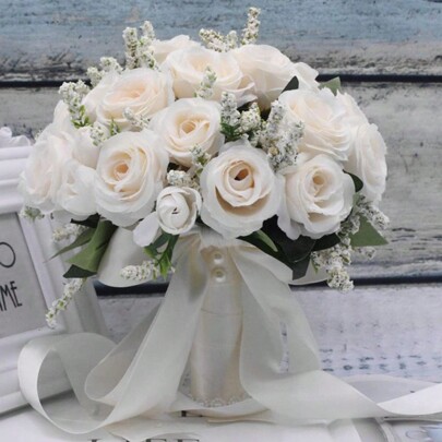 1 pezzo profumo da sposa, profumo da sposa, profumo di fiori, profumo da matrimonio, profumo da sposa con rose, fiori da tenere per la sposa, fornitur