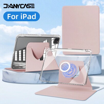 Custodia ruotante DANYCASE per iPad (A16) 2025 10a gen. 10.9, Air 11, 13 M2 M3 2024 2025, Pro 11, 13 M4 2024, Air 4a, 5a gen. 10.9, 5a, 6a gen. 9.7, 7