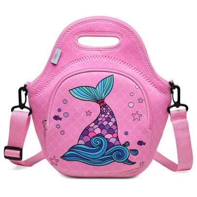 VASCHY Borsa Termica, Borse Frigo Piccola Borsa Pranzo con Tracolla Borse porta Alimenti Bambini Borse da Picnic Bambino Scuola,Picnic