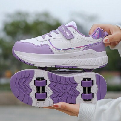 Pattini Heelys Per Bambini, Uomini E Donne Universali, Quattro Ruote Staccabili, Scarpe Da Sport Con Ruote Per Giovani E Pattini A Rotelle