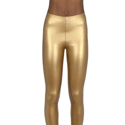 JOPHY & CO. Leggings Donna Bielastico Ecopelle, Colori opachi (cod. 9806)